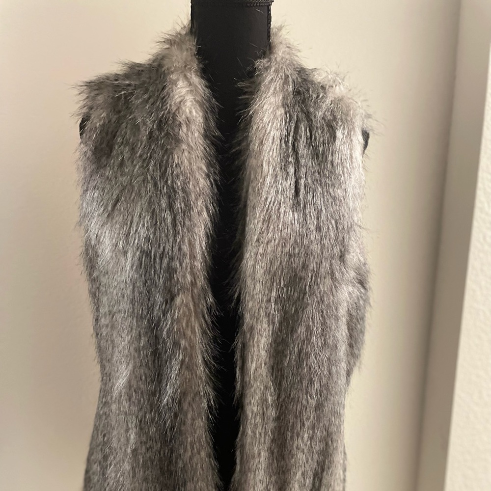 Banana Republic Faux Fur Vest